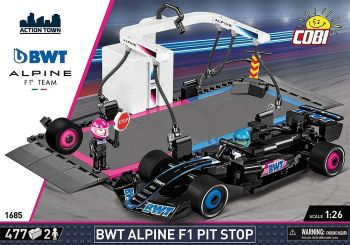 COB1685 - BWT ALPINE F1 - Pitstop - 477 onderdelen