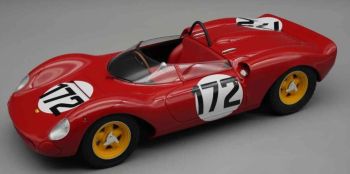 TM18-234D - FERRARI 206 #175 Winnaar van de Dino SP Corse de cote Ollon-Villars 1965 L.SCARFLOTTI