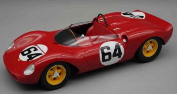 TM18-234E - FERRARI 206 #64 Winnaar van de Dino SP Freiburg - Schauinsland 1965 L.SCARFLOTTI
