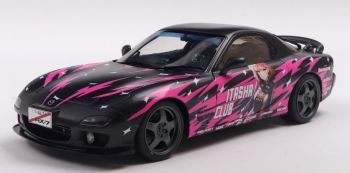 SOL1810605 - MAZDA RX7 FD3RS 1999 zwart en roze - SOLIDO WORKS ITASHA CLUB