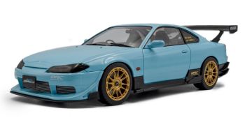SOL1812204 - NISSAN Silvia SPEC-R Aero Solido Works 1999 Blauw Helder