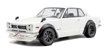 SOL1813001 - NISSAN Skyline - Hakousuka Solido Works 1970 Parelmoerwit
