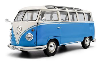 SOL1813401 - VOLKSWAGEN Type 1 Samba 1962 blauw en wit