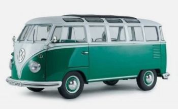 SOL1813403 - 1962 Volkswagen Type 1 Samba Groen en Wit