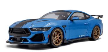 SOL1813802 - SHELBY Mustang Super Snake 2025 Metallic Blauw