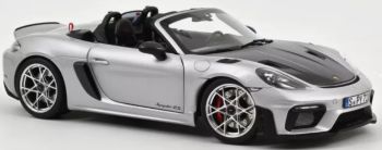 NOREV187270 - PORSCHE 718 Spyder RS met Weissach 2023 pack Zilver metallic