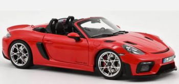 NOREV187271 - PORSCHE 718 Spyder RS met Weissach 2023 pack Rood