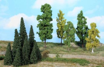 HEK1962 - 40 Bomen en sparren 5-18 cm