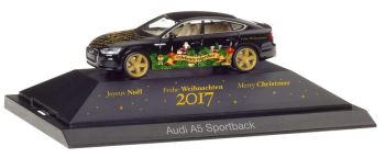 HER102117 - AUDI A5 Sportback HERPA Kerst 2017