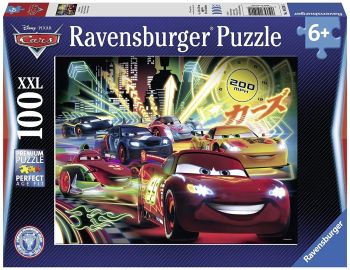 RAV105205 - Puzzel 100 stukjes CARS Neon