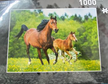 GLOT107-3 - 1000 stuk legpuzzel De paarden
