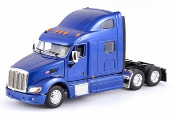 TON11003604 - PETERBILT 587 SC 6x4 blauw Schaal: 1/53