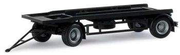 HER076289 - Zwarte containertrailer