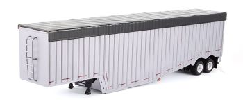 TON120118 - Lage bakwagen 2 assen Zwart dekzeil Schaal: 1/53