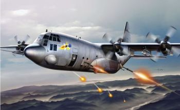 ITA1310 - Vliegtuig AC-130H Spectre om in elkaar te zetten en te schilderen
