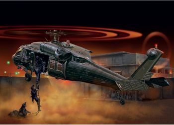ITA1328 - Bouwbare en beschilderbare UH-60/MH-60 Black Hawk Night Raid-helikopter