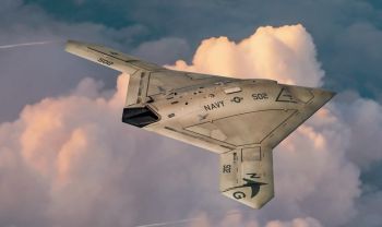 ITA1421 - X-47B US Navy Prototype jachtvliegtuig om in elkaar te zetten en te schilderen