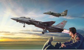 ITA1422 - US Navy Fighter Top Gun - F-14A vs A-4F om in elkaar te zetten en te schilderen
