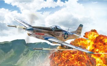 ITA1452 - Noord-Amerikaans F-51D Mustang Koreaans oorlogsvliegtuig om te monteren en te schilderen