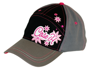 CAS14CIH038 - CASE IH pet "Zwart grijs met bloemen"