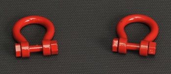 YCC638-1 - Set van 2 Sluitingen 500 Ton Rood