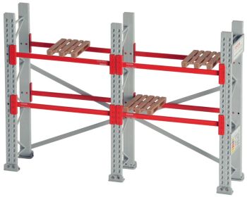ROS00149 - TOYOTA Opbergrekken met 6 Pallets Schaal: 1/24
