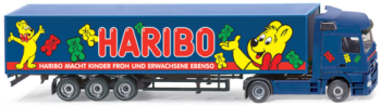 WIK053815 - MERCEDES Actros met Aanhanger 3 Assen "HARIBO" Schaal: 1/87
