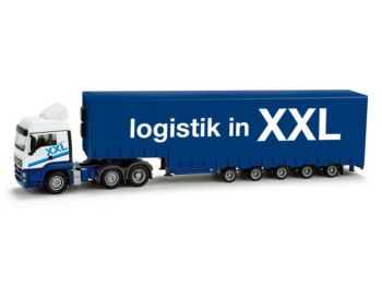 HER158510 - MAN TGS LX met 5-assige dekzeilaanhanger XXL LOGISTIK