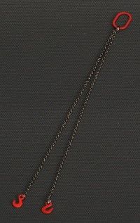 YCC307-R - Tilband Met 2 Poten van 10cm "Rood"