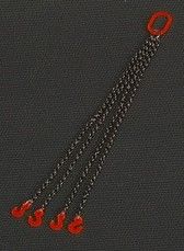 YCC304-R - Tilband Met 4 Poten van 6cm "Rood"