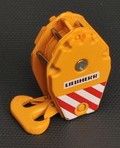 YCC213-2 - Haak 71 Ton 3 Katrollen "Geel; Rood en Wit" LIEBHERR