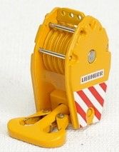 YCC212-2 - Haak 108 Ton 5 Katrollen "Geel; Rood en Wit" LIEBHERR