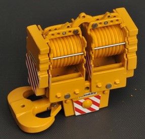 YCC206-2 - Haak 450 Ton 18 Katrollen "Geel; Rood en Wit" LIEBHERR