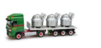 HER159098 - DAF XF105 SC aanhangwagen voor vloeibaar aluminium ANGERMAYR