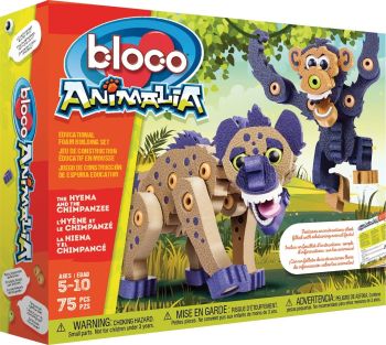 BLOC16001 - Animalia - De Hyena en de Chimpansee 114 stuks