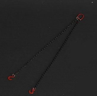 YCC309-R - Tilband Met 2 Poten van 8cm "Rood"