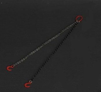 YCC313-R - Tilband Met 2 Poten van 12cm Rood