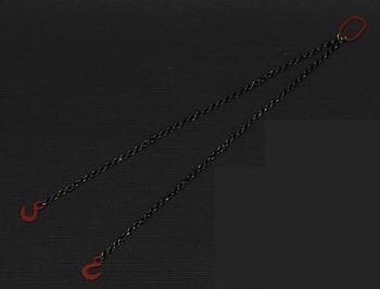YCC317-R - Tilband Met 2 Poten van 16cm Rood
