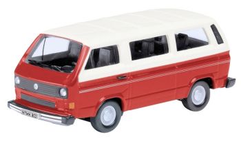 SCH26126 - VW T3 Bus "Rood" Schaal: 1/87