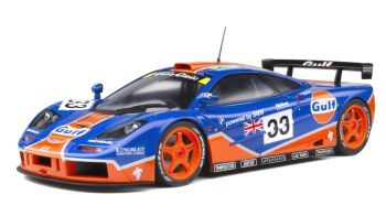 SOL1804101 - Mc LAREN F1 GTR Korte staart 24H Le MANS 1996 Blauw en oranje