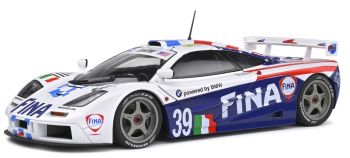 SOL1804103 - Mc LAREN F1 GTR Korte staart 24H du MANS 1996 Wit en blauw