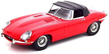 KKS180484 - JAGUAR E Type Cabrio gesloten rood