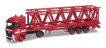 HER304764 - MERCEDES Actros met oplegger en kraanelement LIEBHERR LR1600/2 RIGA MAINZ