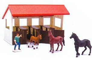 NEW05355D - Kit boerderij + paarden en 1 karakter
