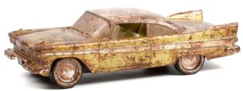 GREEN18261 - PLYMOUTH Belvedere 1957 TULSARAMA goud en wit ongerestaureerd