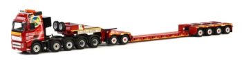 WSI01-1257 - VOLVO FH2 10x4 met Nooteboom 2+4 Heavy Equipment Carrier JAN COESENS