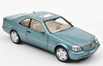 NOREV183448 - MERCEDES CL600 Coupé 1997 metallic blauw