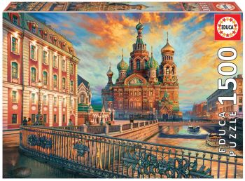 EDU18501 - Puzzel 1500 stukjes Sint-Petersburg