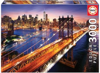 EDU18508 - Manhattan legpuzzel van 3000 stukjes