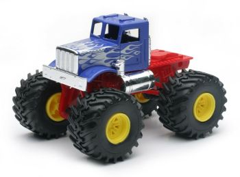 NEW19936A - Monstertruck blauwe vrachtwagen met vlammen